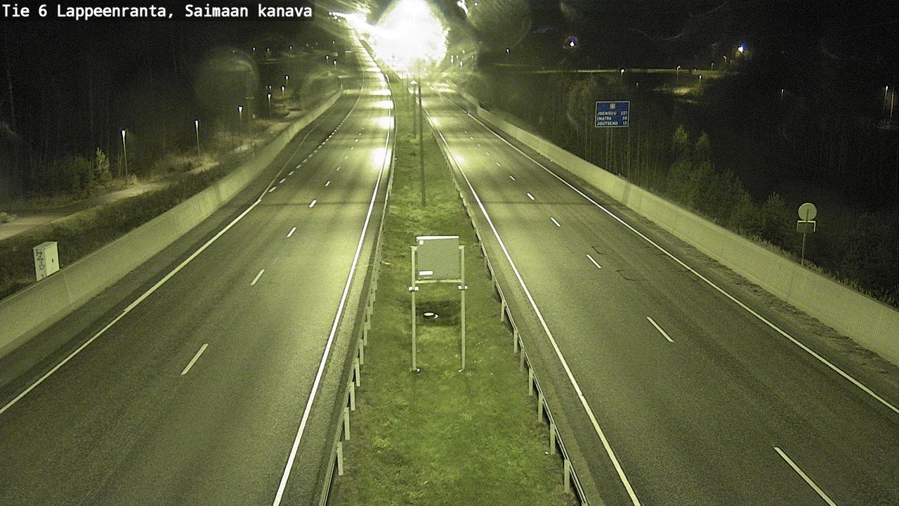 Weather Camera Image Road 6 Lappeenranta, Saimaa channel, Lappeenranta, Etelä-Karjala