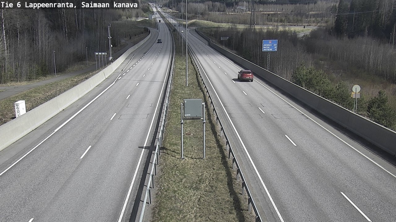 Weather Camera Image Road 6 Lappeenranta, Saimaa channel, Lappeenranta, Etelä-Karjala