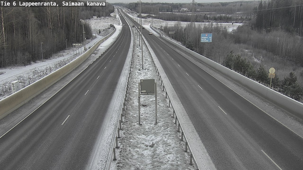 Kelikamerat Kuva Tie 6 Lappeenranta, Saimaan kanava, Lappeenranta, Etelä-Karjala