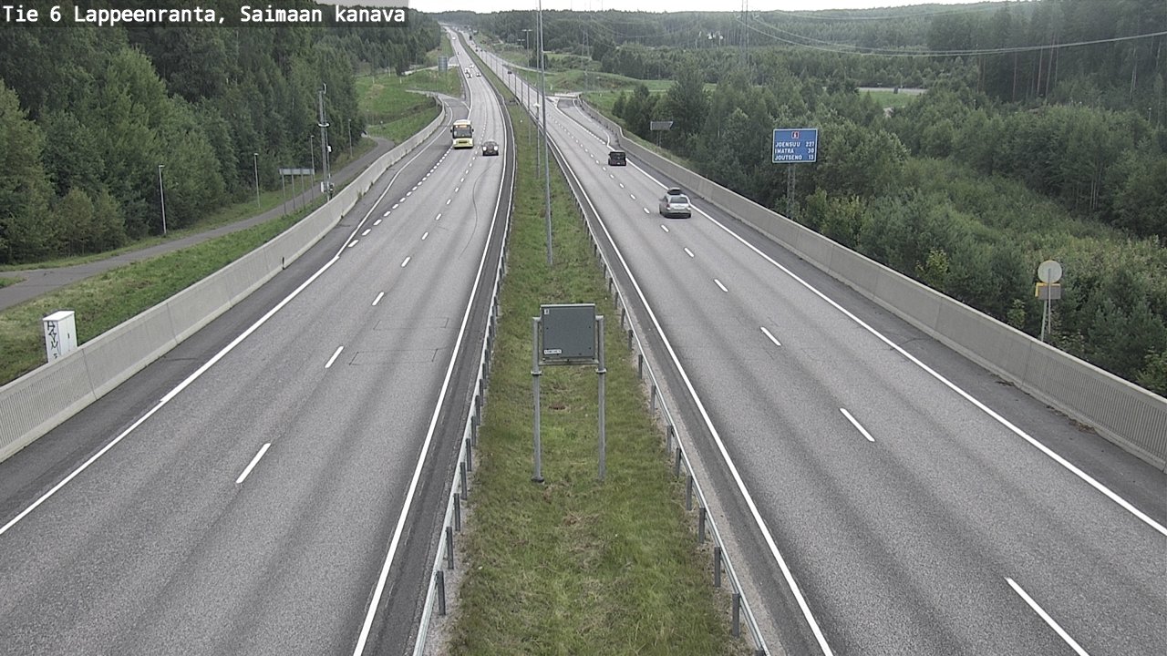 Kelikamerat Kuva Tie 6 Lappeenranta, Saimaan kanava, Lappeenranta, Etelä-Karjala