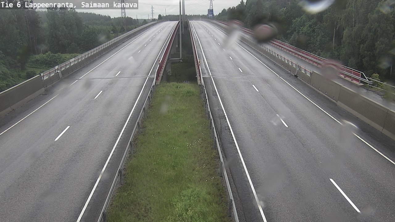 Weather Camera Image Road 6 Lappeenranta, Saimaa channel, Lappeenranta, Etelä-Karjala