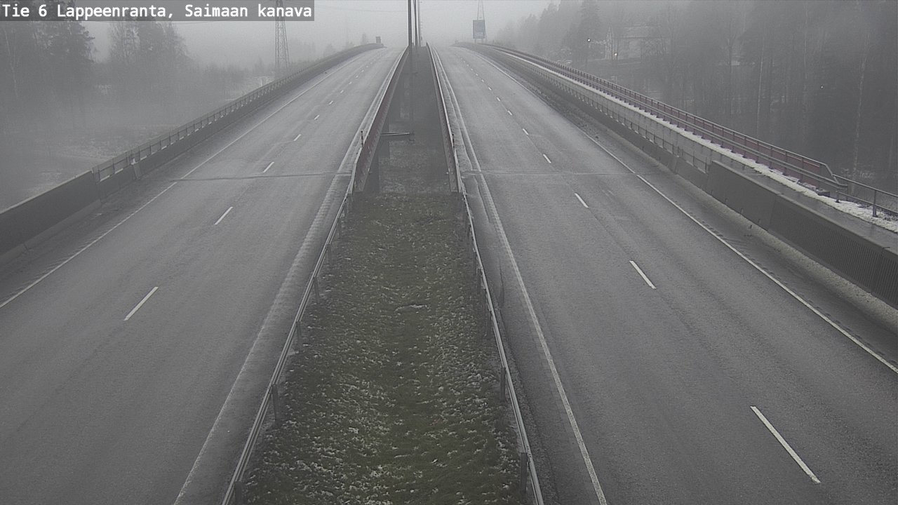 Weather Camera Image Road 6 Lappeenranta, Saimaa channel, Lappeenranta, Etelä-Karjala