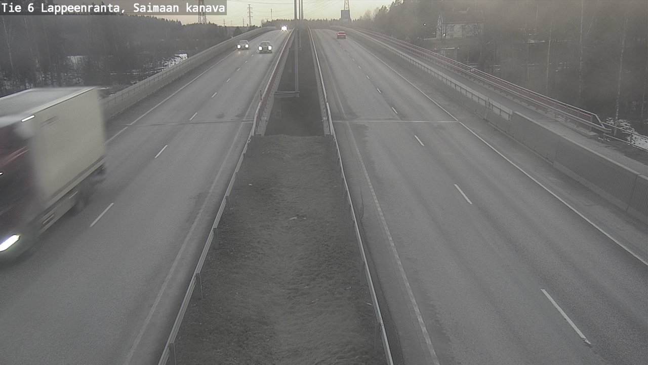 Kelikamerat Kuva Tie 6 Lappeenranta, Saimaan kanava, Lappeenranta, Etelä-Karjala