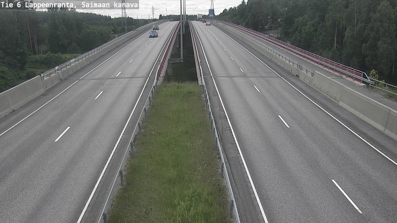 Kelikamerat Kuva Tie 6 Lappeenranta, Saimaan kanava, Lappeenranta, Etelä-Karjala