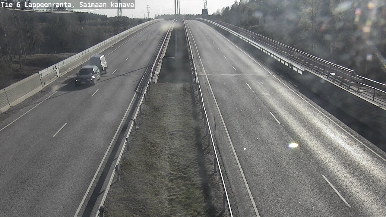 Kelikamerat Kuva Tie 6 Lappeenranta, Saimaan kanava, Lappeenranta, Etelä-Karjala