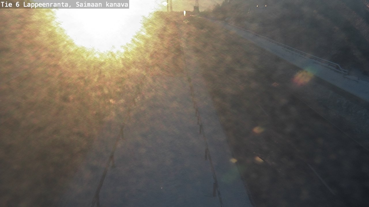 Weather Camera Image Road 6 Lappeenranta, Saimaa channel, Lappeenranta, Etelä-Karjala