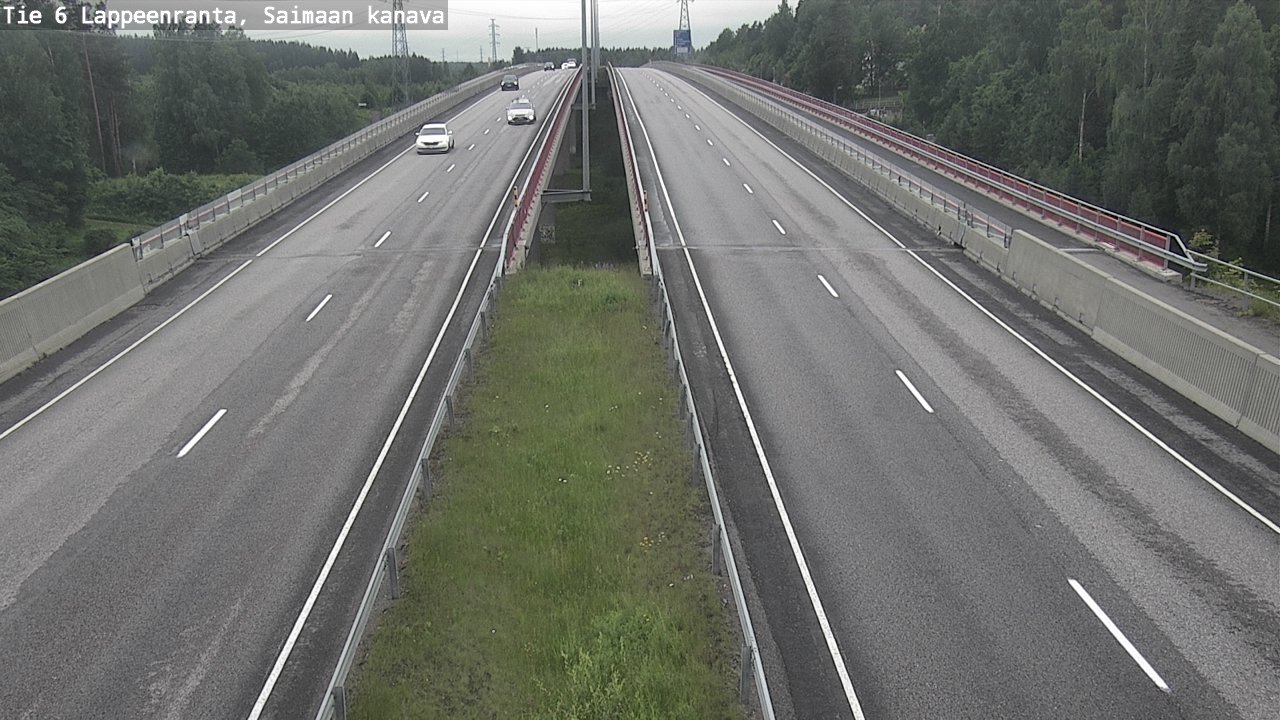 Weather Camera Image Road 6 Lappeenranta, Saimaa channel, Lappeenranta, Etelä-Karjala