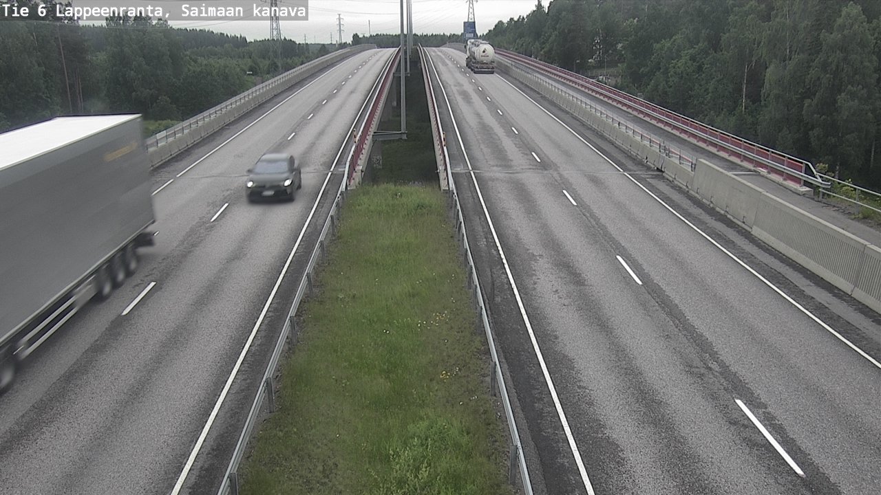 Weather Camera Image Road 6 Lappeenranta, Saimaa channel, Lappeenranta, Etelä-Karjala
