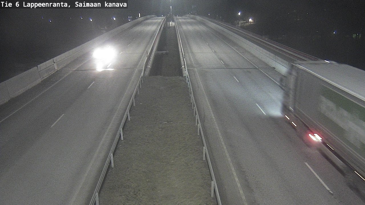 Weather Camera Image Road 6 Lappeenranta, Saimaa channel, Lappeenranta, Etelä-Karjala