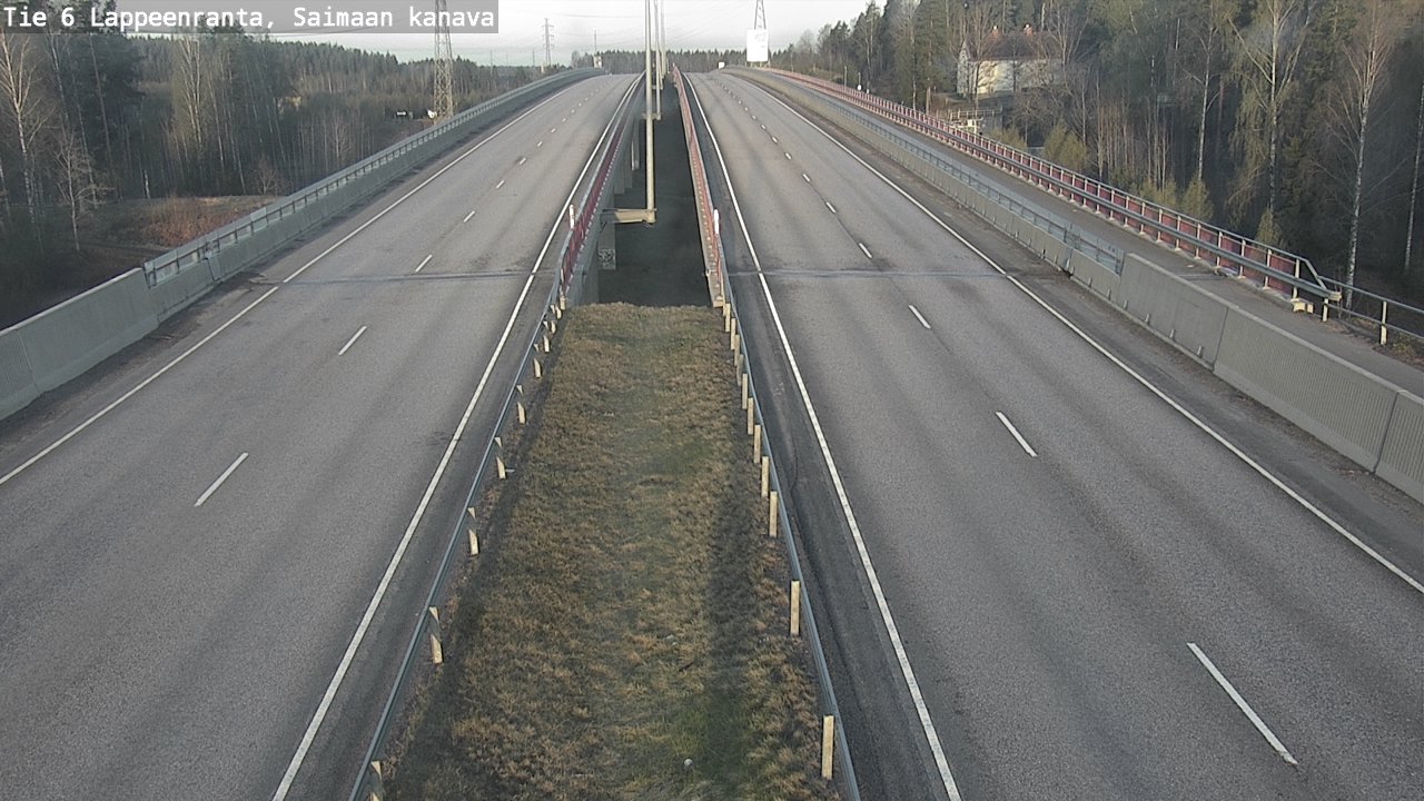 Weather Camera Image Road 6 Lappeenranta, Saimaa channel, Lappeenranta, Etelä-Karjala