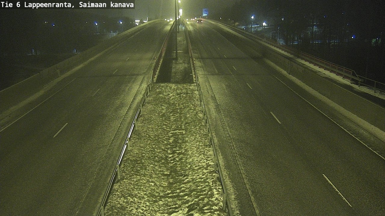 Weather Camera Image Road 6 Lappeenranta, Saimaa channel, Lappeenranta, Etelä-Karjala