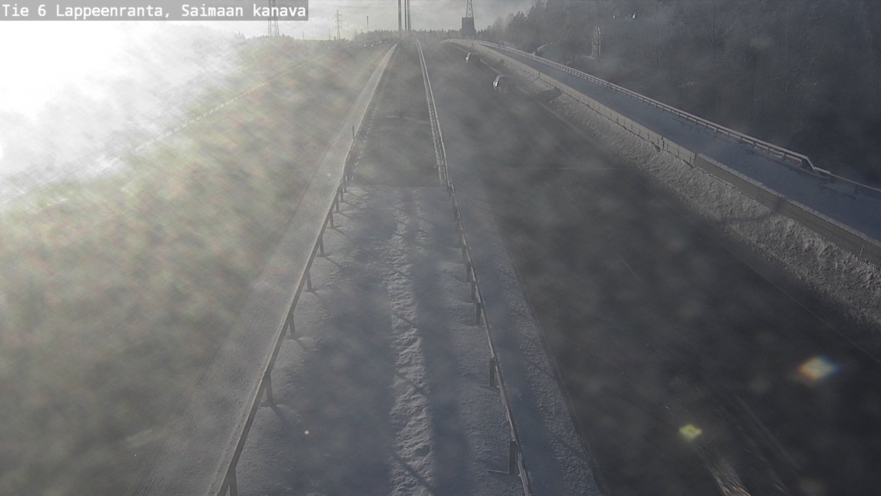 Weather Camera Image Road 6 Lappeenranta, Saimaa channel, Lappeenranta, Etelä-Karjala