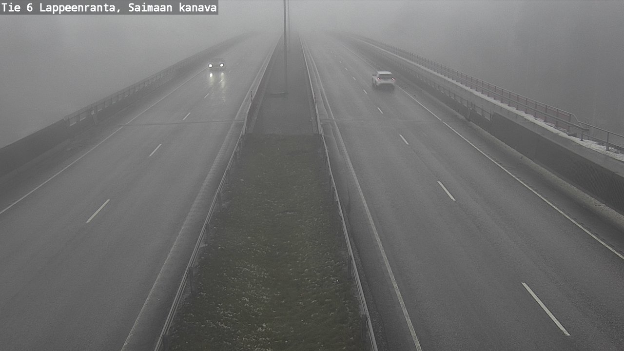 Weather Camera Image Road 6 Lappeenranta, Saimaa channel, Lappeenranta, Etelä-Karjala