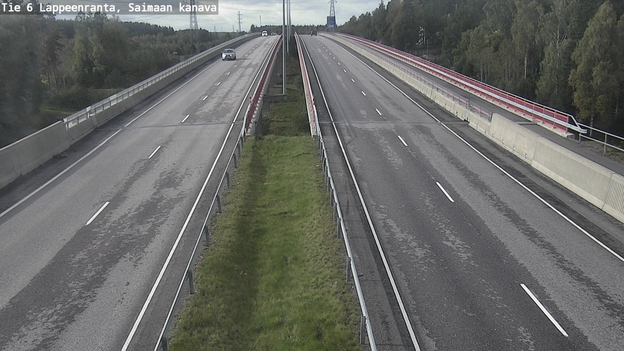 Kelikamerat Kuva Tie 6 Lappeenranta, Saimaan kanava, Lappeenranta, Etelä-Karjala