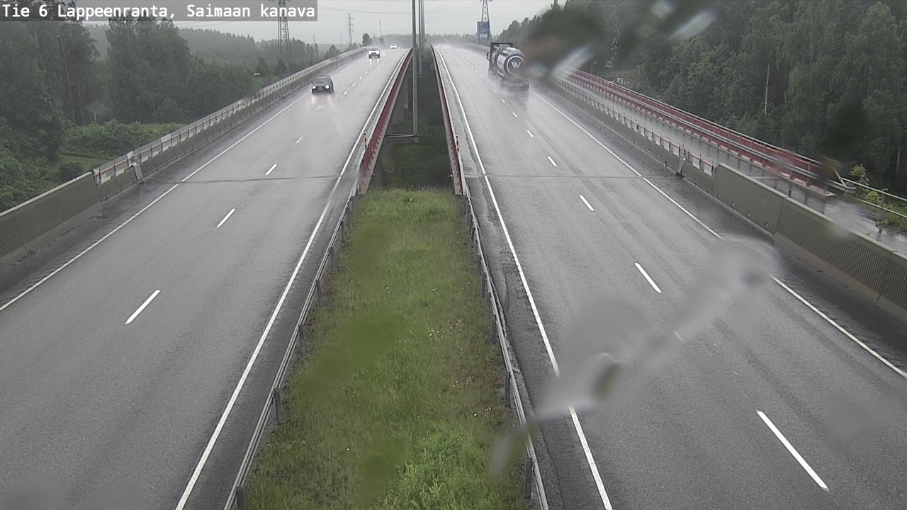 Weather Camera Image Road 6 Lappeenranta, Saimaa channel, Lappeenranta, Etelä-Karjala