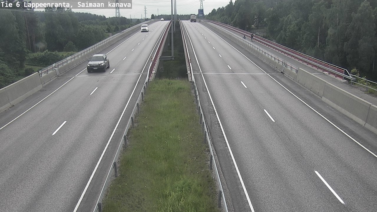 Kelikamerat Kuva Tie 6 Lappeenranta, Saimaan kanava, Lappeenranta, Etelä-Karjala