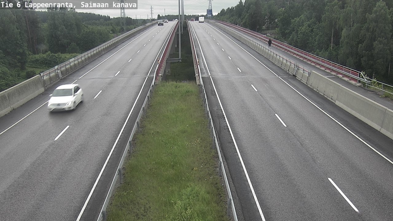 Weather Camera Image Road 6 Lappeenranta, Saimaa channel, Lappeenranta, Etelä-Karjala