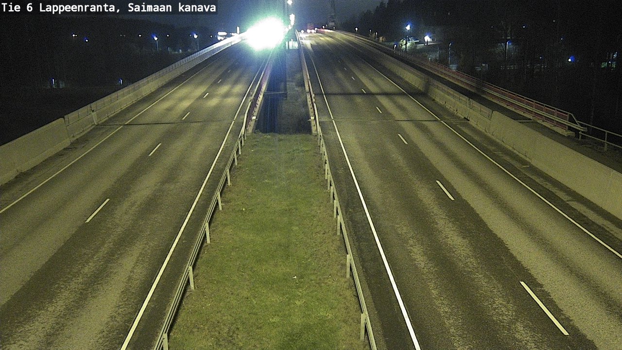 Weather Camera Image Väg 6 Villmanstrand,Saima kanal, Lappeenranta, Etelä-Karjala