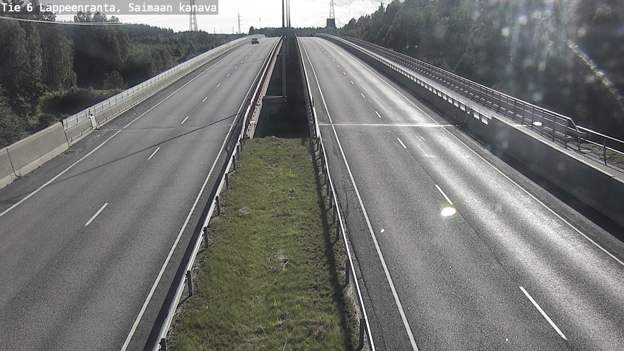 Kelikamerat Kuva Tie 6 Lappeenranta, Saimaan kanava, Lappeenranta, Etelä-Karjala