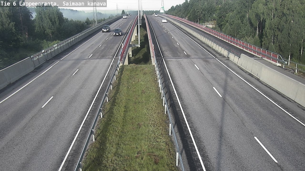 Weather Camera Image Road 6 Lappeenranta, Saimaa channel, Lappeenranta, Etelä-Karjala