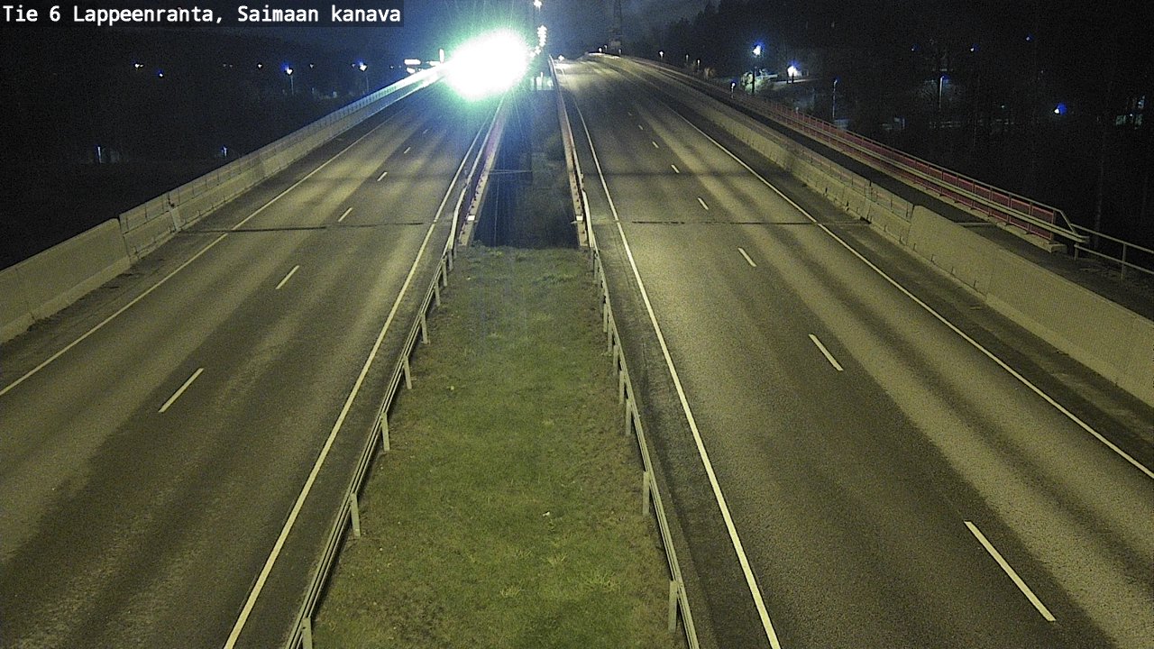 Weather Camera Image Väg 6 Villmanstrand,Saima kanal, Lappeenranta, Etelä-Karjala