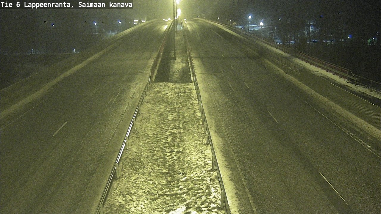 Weather Camera Image Road 6 Lappeenranta, Saimaa channel, Lappeenranta, Etelä-Karjala