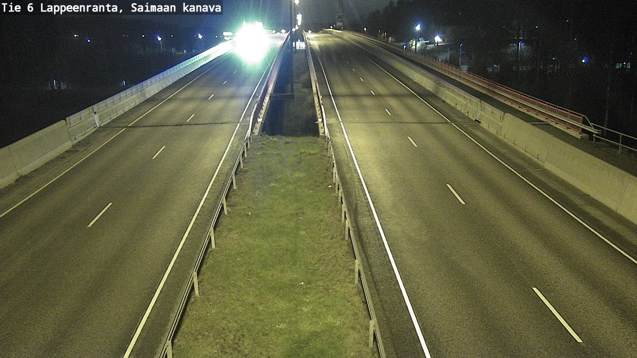 Weather Camera Image Väg 6 Villmanstrand,Saima kanal, Lappeenranta, Etelä-Karjala