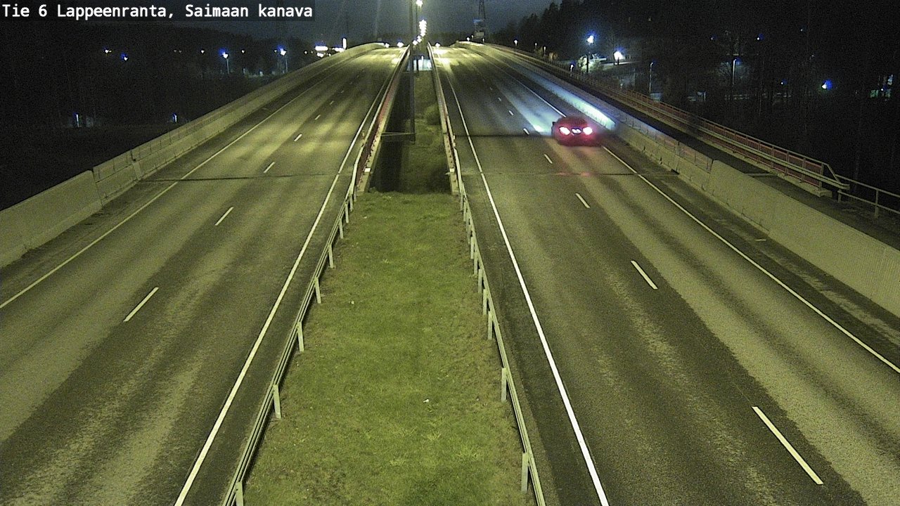 Weather Camera Image Väg 6 Villmanstrand,Saima kanal, Lappeenranta, Etelä-Karjala