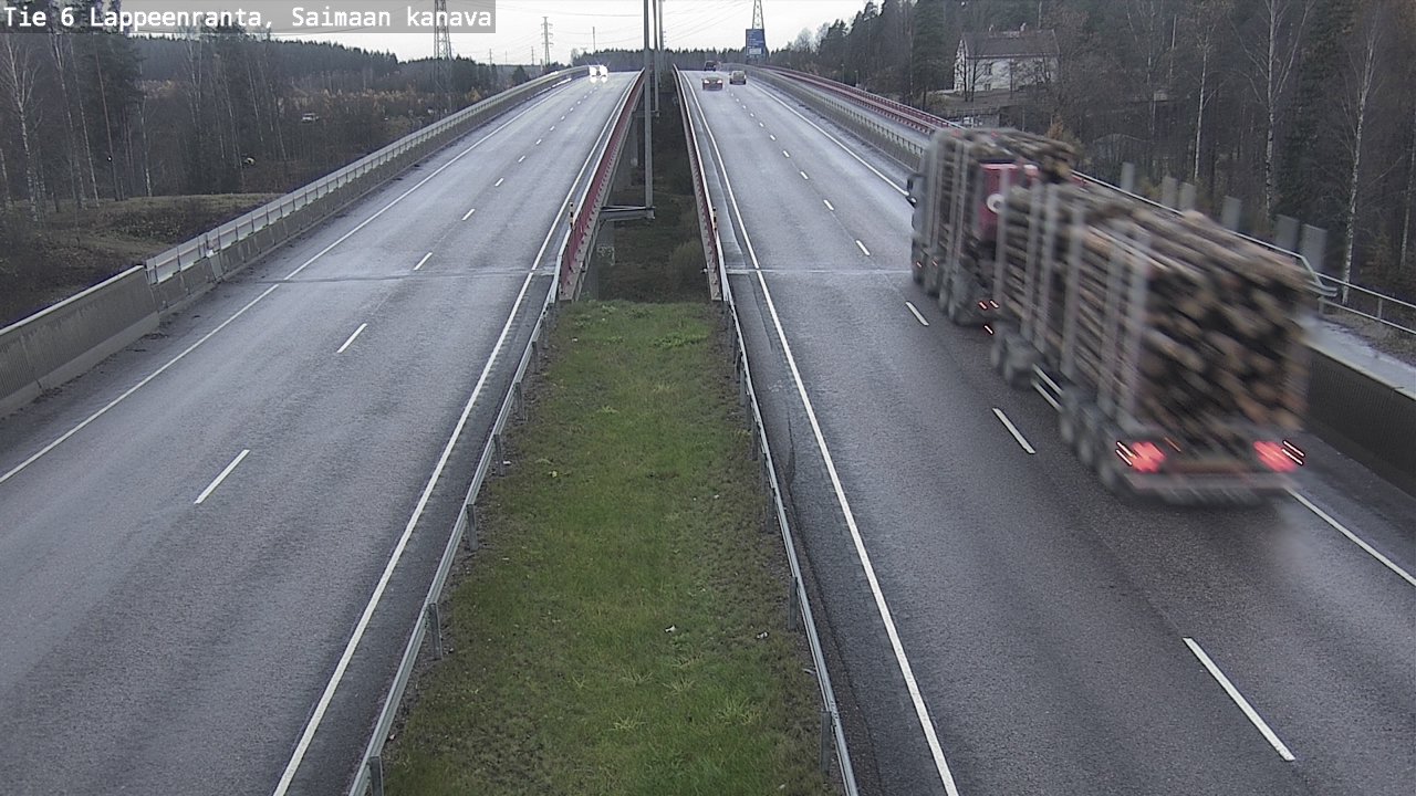 Weather Camera Image Road 6 Lappeenranta, Saimaa channel, Lappeenranta, Etelä-Karjala