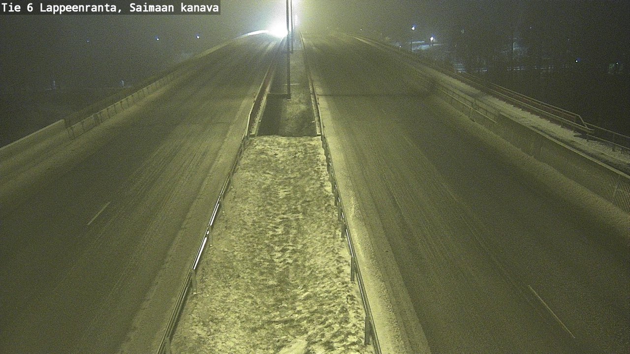 Weather Camera Image Road 6 Lappeenranta, Saimaa channel, Lappeenranta, Etelä-Karjala