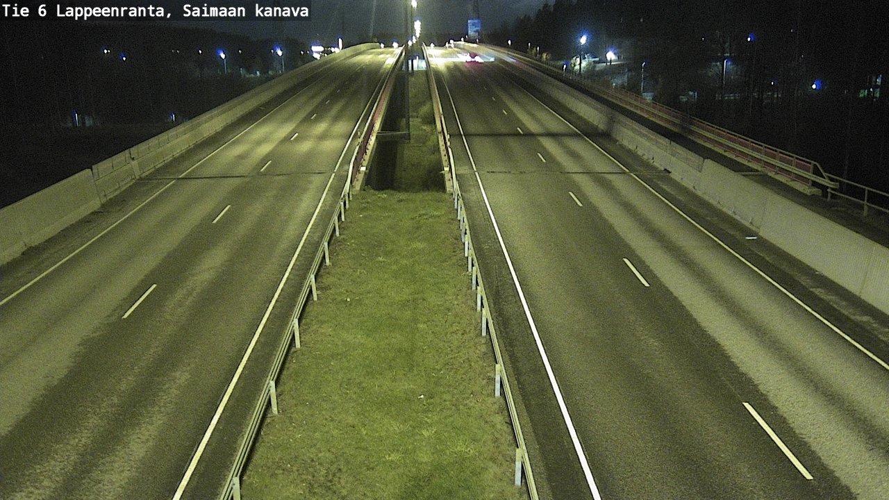 Weather Camera Image Väg 6 Villmanstrand,Saima kanal, Lappeenranta, Etelä-Karjala