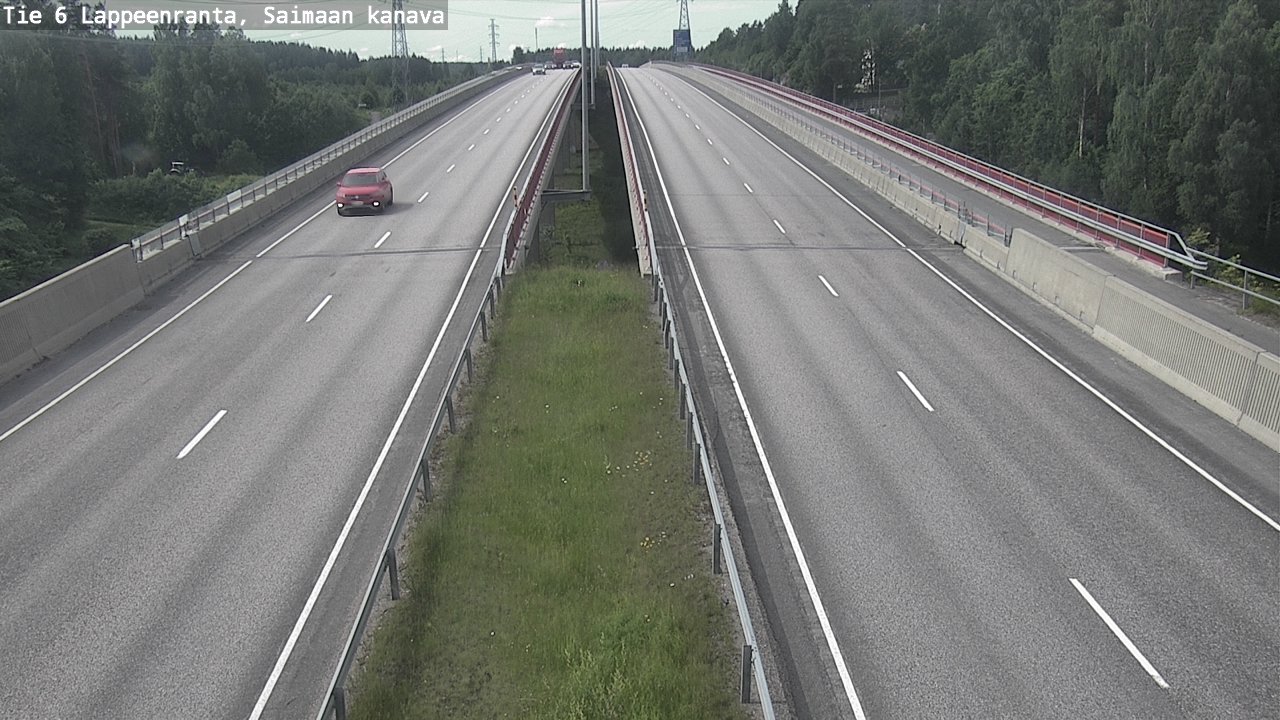 Kelikamerat Kuva Tie 6 Lappeenranta, Saimaan kanava, Lappeenranta, Etelä-Karjala