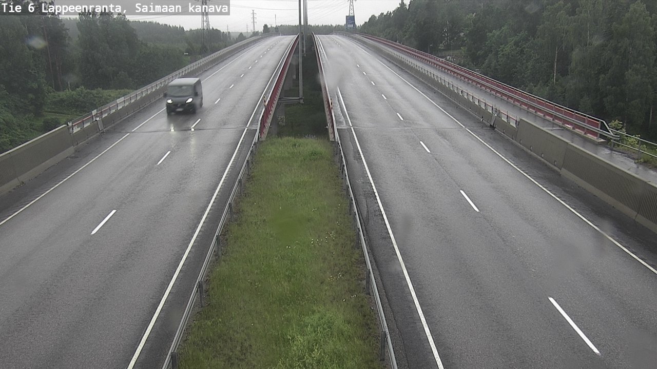 Weather Camera Image Road 6 Lappeenranta, Saimaa channel, Lappeenranta, Etelä-Karjala