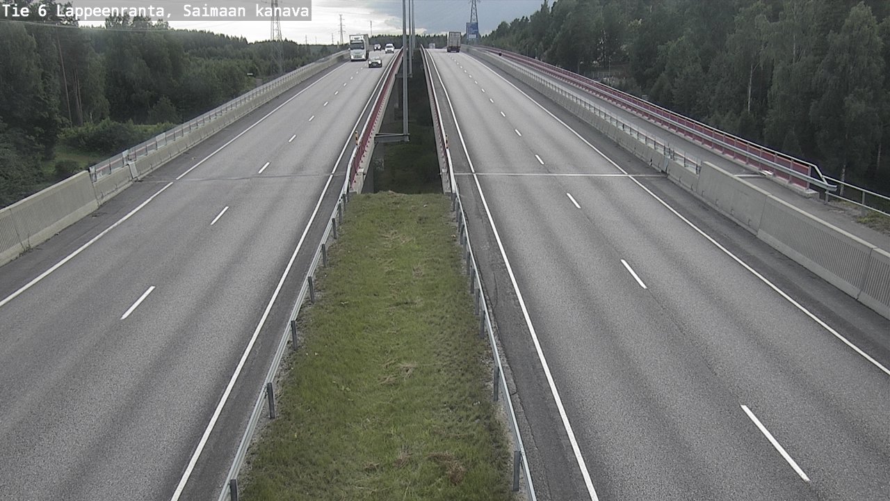 Kelikamerat Kuva Tie 6 Lappeenranta, Saimaan kanava, Lappeenranta, Etelä-Karjala