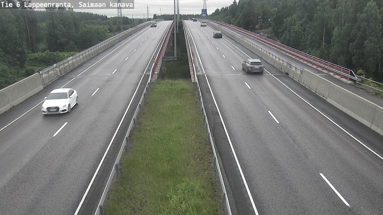 Weather Camera Image Road 6 Lappeenranta, Saimaa channel, Lappeenranta, Etelä-Karjala