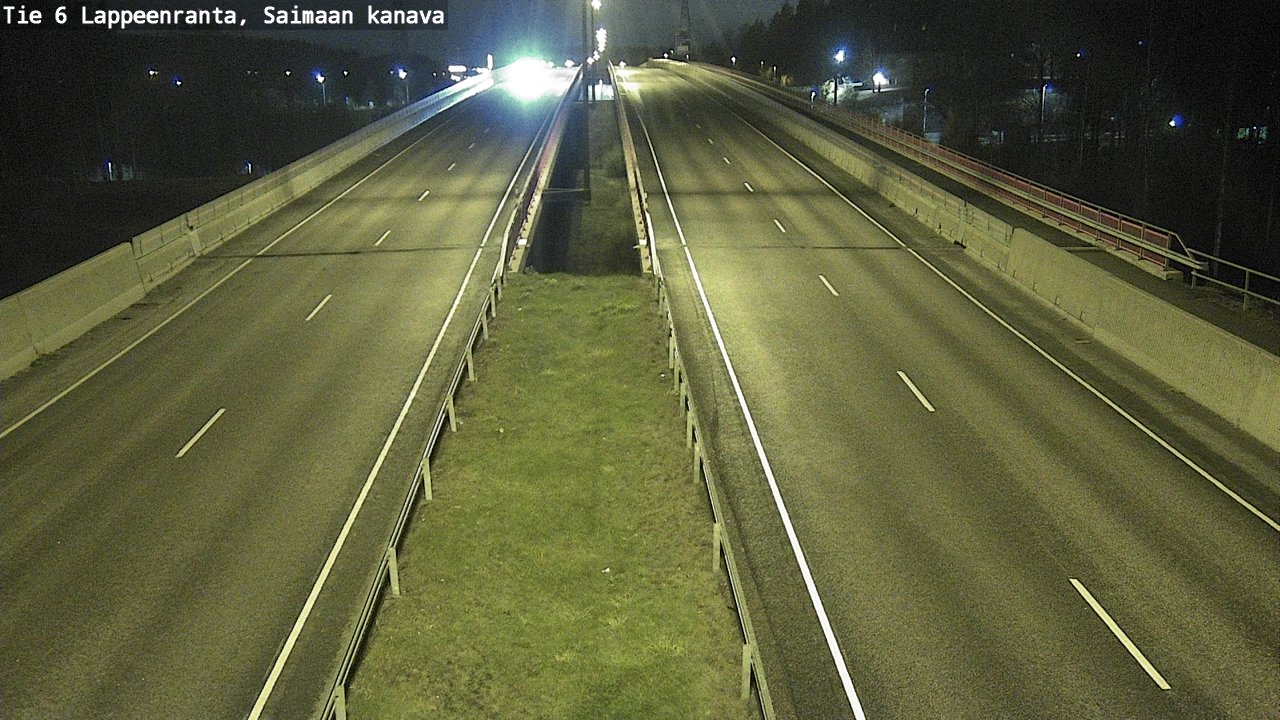 Weather Camera Image Väg 6 Villmanstrand,Saima kanal, Lappeenranta, Etelä-Karjala