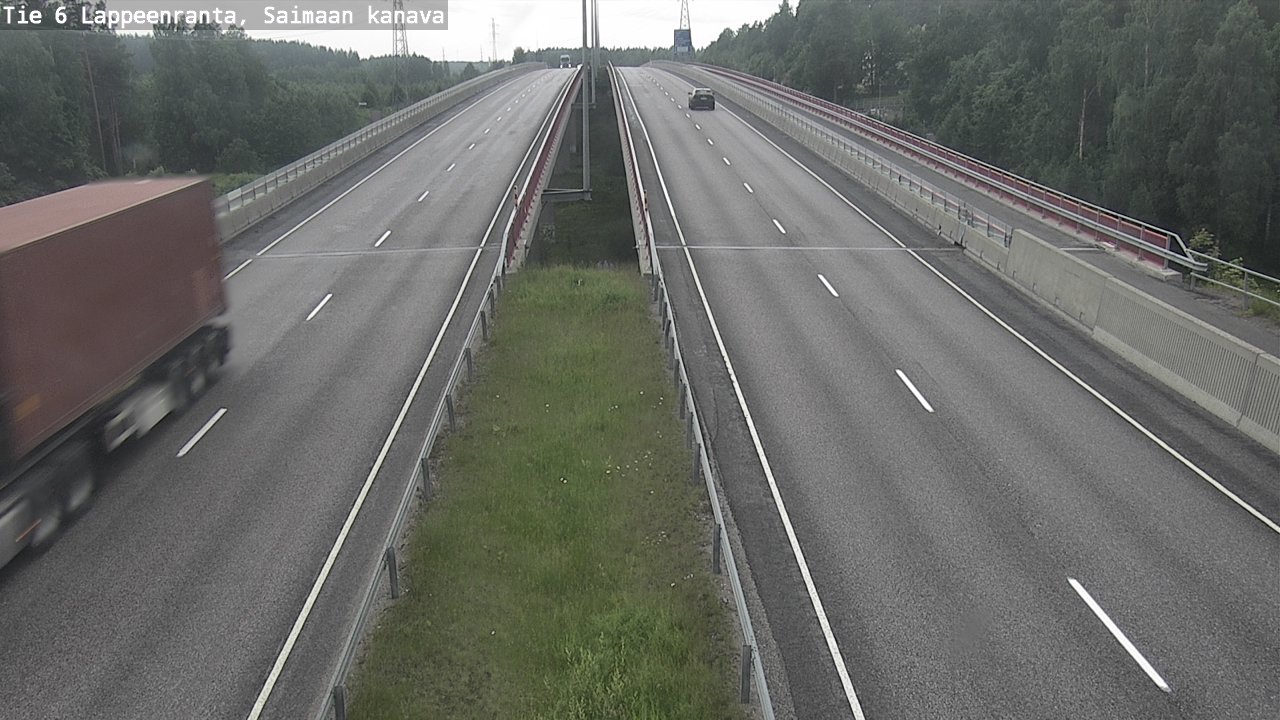 Kelikamerat Kuva Tie 6 Lappeenranta, Saimaan kanava, Lappeenranta, Etelä-Karjala
