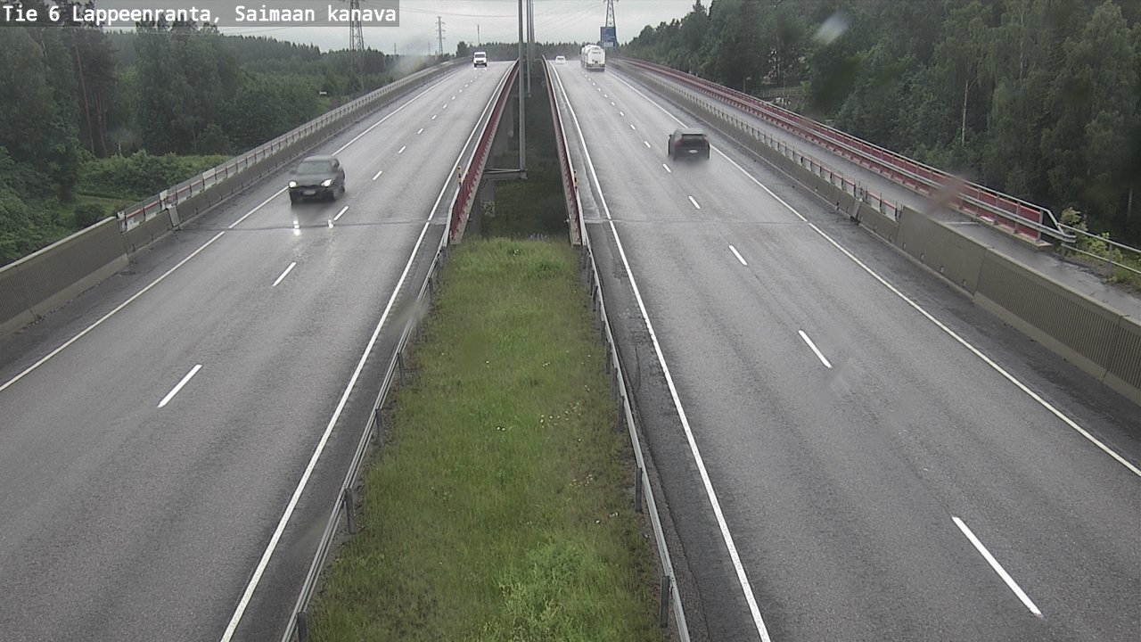 Weather Camera Image Road 6 Lappeenranta, Saimaa channel, Lappeenranta, Etelä-Karjala