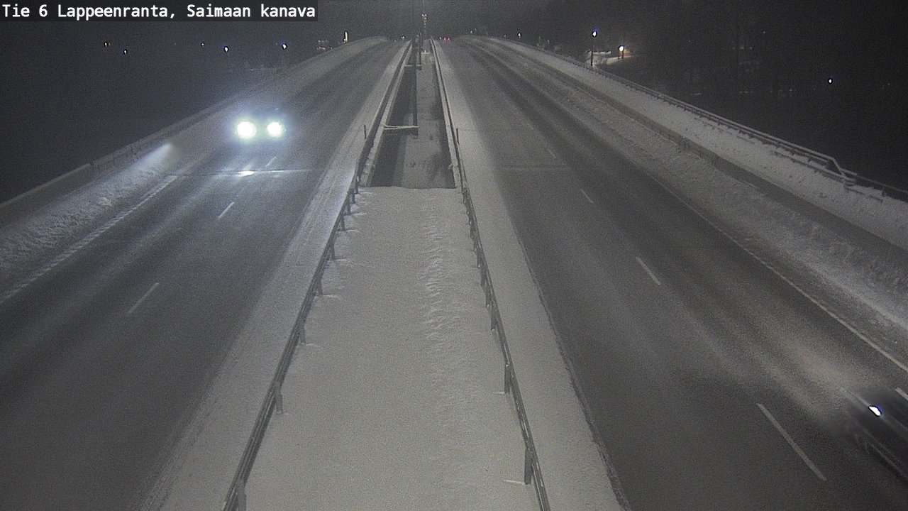 Weather Camera Image Road 6 Lappeenranta, Saimaa channel, Lappeenranta, Etelä-Karjala
