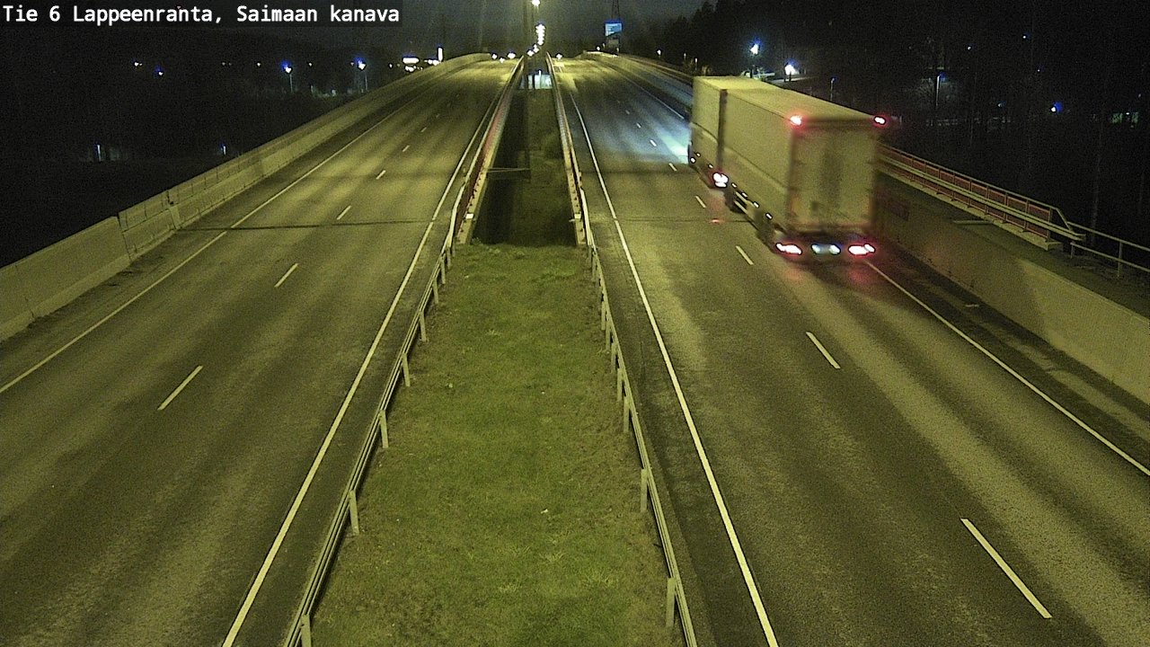 Weather Camera Image Road 6 Lappeenranta, Saimaa channel, Lappeenranta, Etelä-Karjala