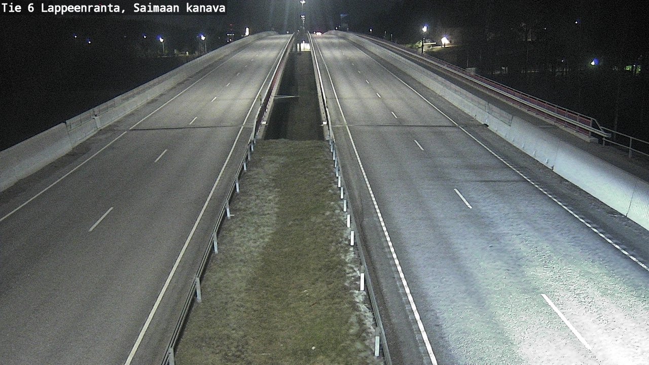 Weather Camera Image Väg 6 Villmanstrand,Saima kanal, Lappeenranta, Etelä-Karjala