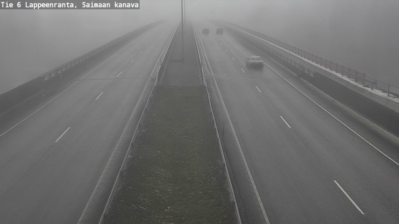 Weather Camera Image Road 6 Lappeenranta, Saimaa channel, Lappeenranta, Etelä-Karjala