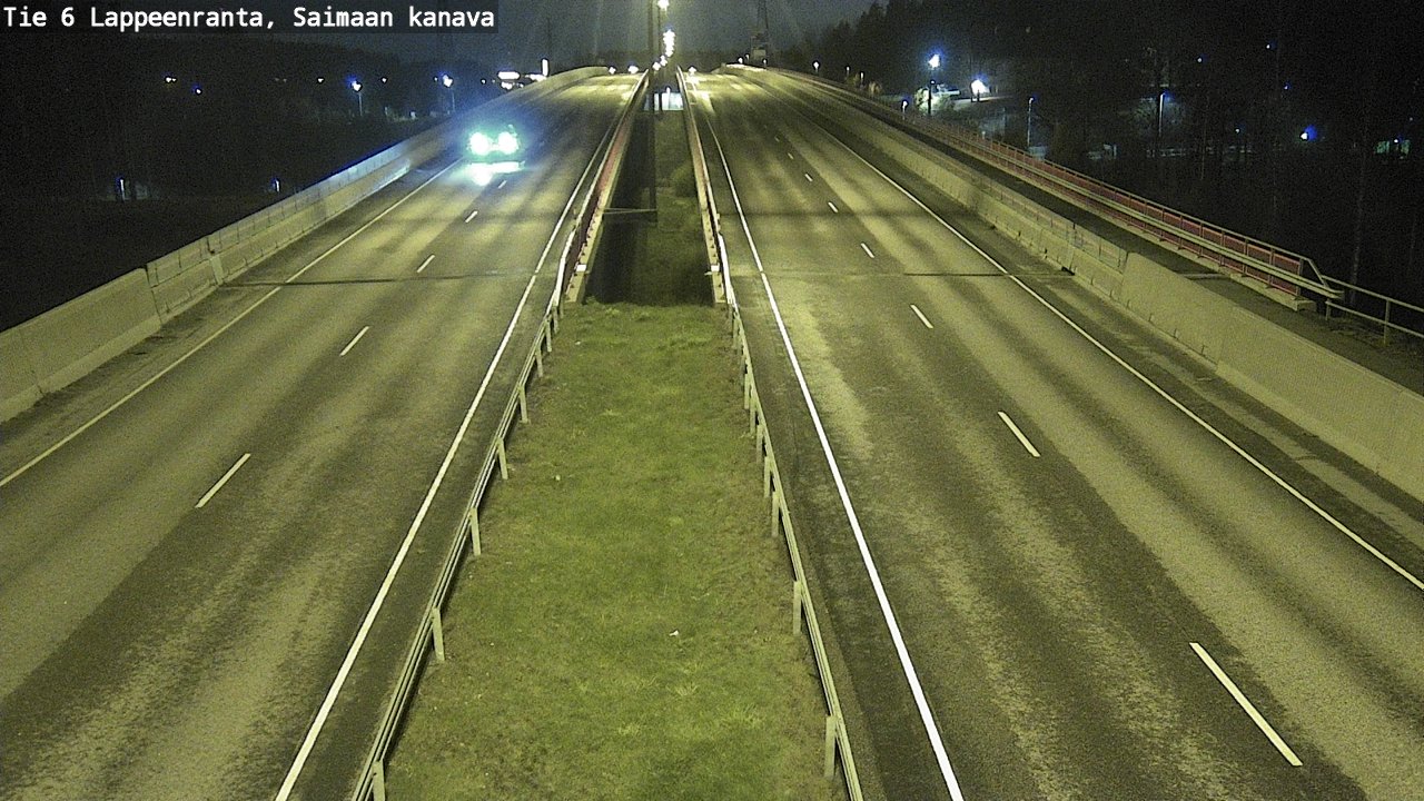 Weather Camera Image Väg 6 Villmanstrand,Saima kanal, Lappeenranta, Etelä-Karjala