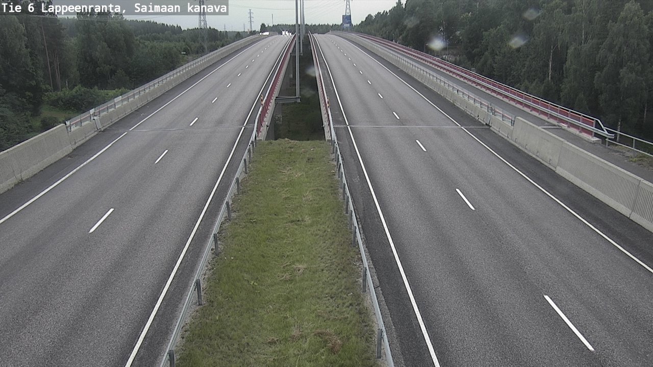 Kelikamerat Kuva Tie 6 Lappeenranta, Saimaan kanava, Lappeenranta, Etelä-Karjala