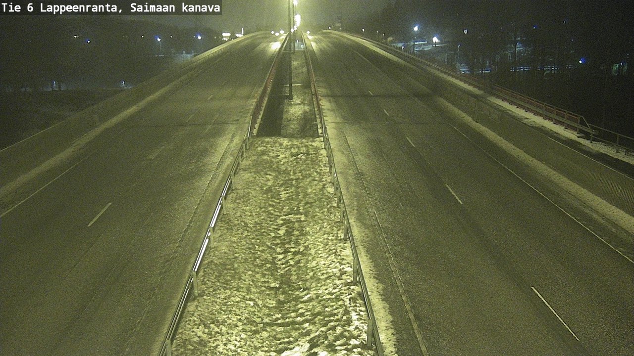 Weather Camera Image Road 6 Lappeenranta, Saimaa channel, Lappeenranta, Etelä-Karjala