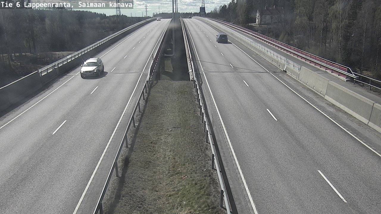 Kelikamerat Kuva Tie 6 Lappeenranta, Saimaan kanava, Lappeenranta, Etelä-Karjala