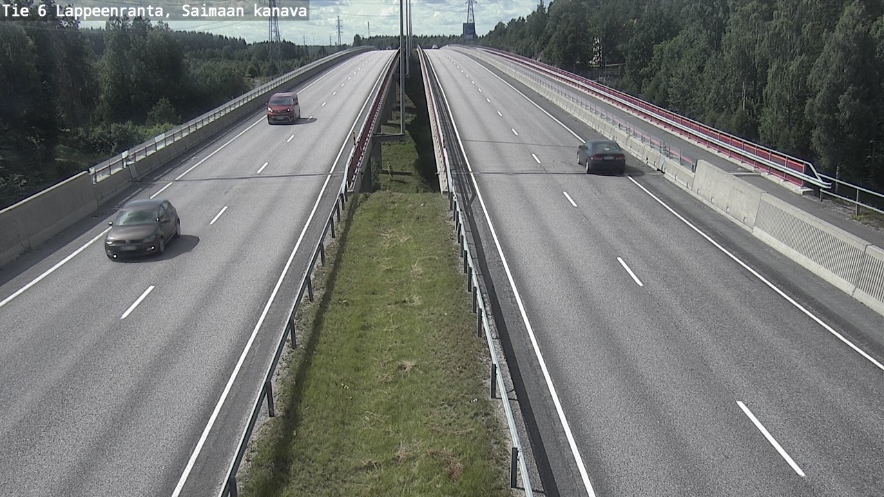 Kelikamerat Kuva Tie 6 Lappeenranta, Saimaan kanava, Lappeenranta, Etelä-Karjala
