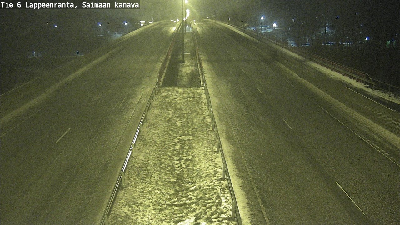 Weather Camera Image Road 6 Lappeenranta, Saimaa channel, Lappeenranta, Etelä-Karjala