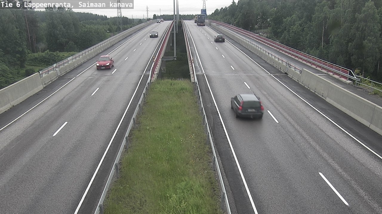 Weather Camera Image Road 6 Lappeenranta, Saimaa channel, Lappeenranta, Etelä-Karjala