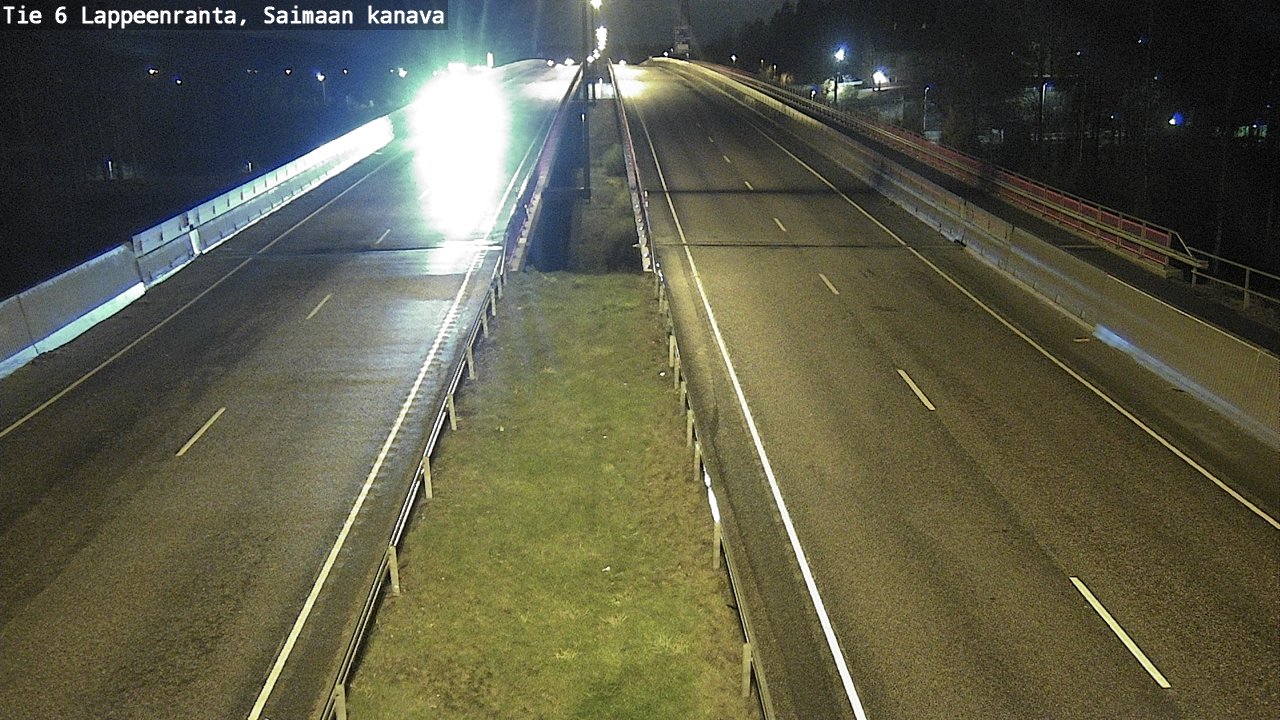Weather Camera Image Road 6 Lappeenranta, Saimaa channel, Lappeenranta, Etelä-Karjala